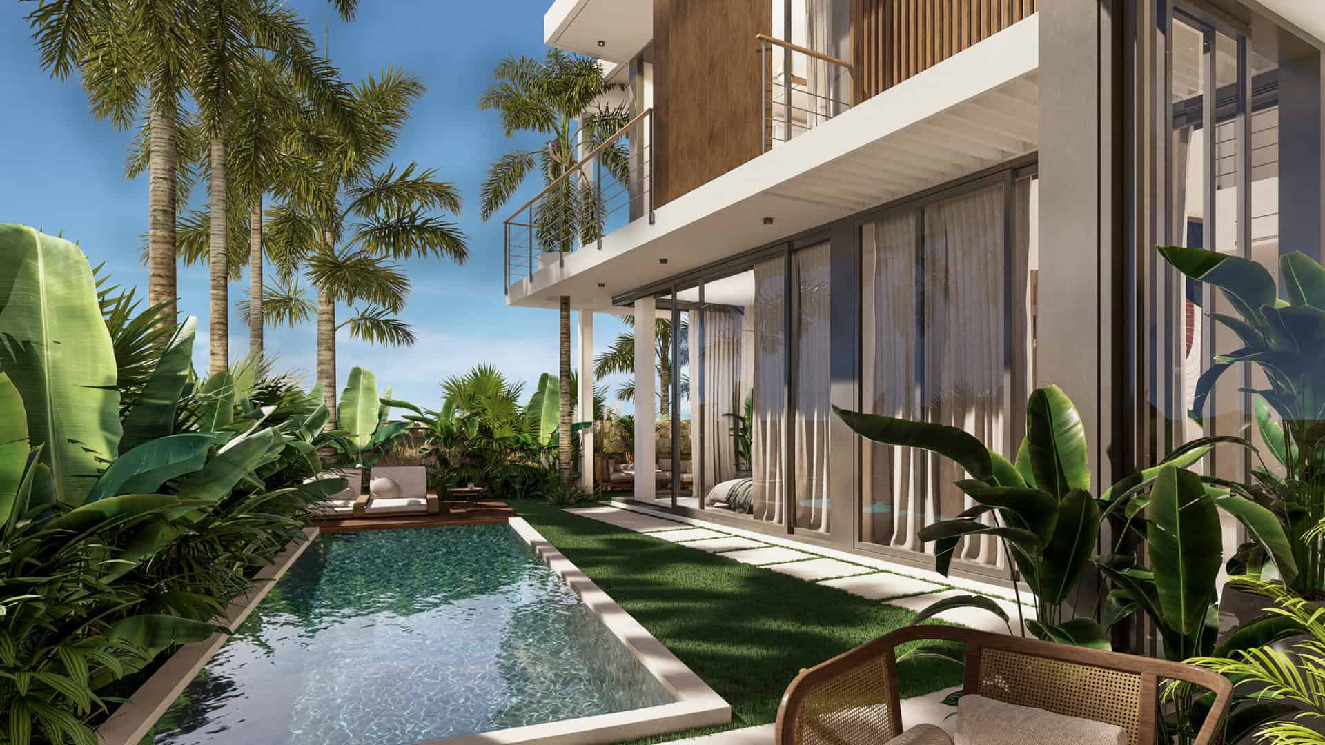 BEAUTIFUL 3 BEDROOM VILLA FOR SALE LEASEHOLD IN CANGGU BE-892 